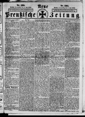 Neue preußische Zeitung vom 14.06.1866