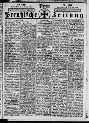 Neue preußische Zeitung vom 15.06.1866