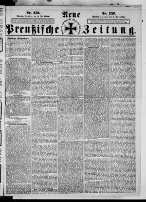 Neue preußische Zeitung vom 10.07.1866