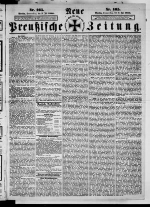 Neue preußische Zeitung vom 19.07.1866