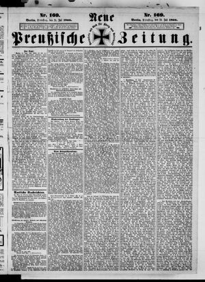 Neue preußische Zeitung vom 24.07.1866