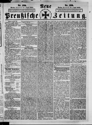 Neue preußische Zeitung vom 04.08.1866