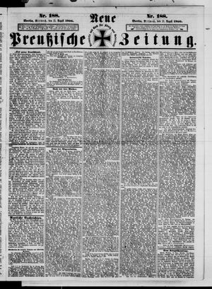 Neue preußische Zeitung vom 15.08.1866