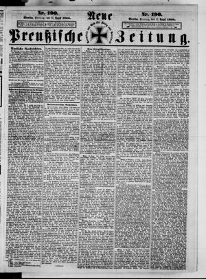Neue preußische Zeitung vom 17.08.1866
