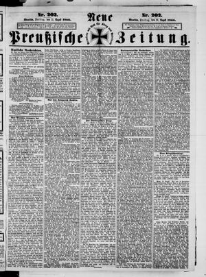 Neue preußische Zeitung vom 31.08.1866