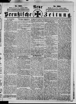 Neue preußische Zeitung on Sep 7, 1866