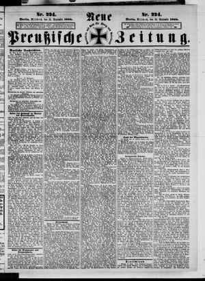 Neue preußische Zeitung vom 26.09.1866