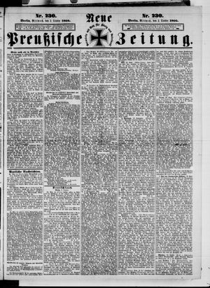 Neue preußische Zeitung vom 03.10.1866