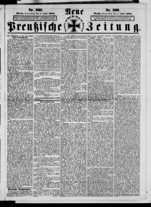Neue preußische Zeitung vom 11.10.1866