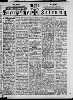 Neue preußische Zeitung vom 14.10.1866