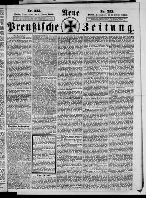 Neue preußische Zeitung vom 20.10.1866