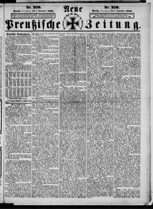Neue preußische Zeitung vom 06.11.1866