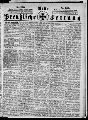 Neue preußische Zeitung vom 07.11.1866