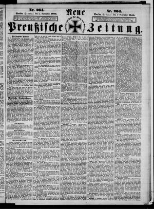 Neue preußische Zeitung vom 11.11.1866