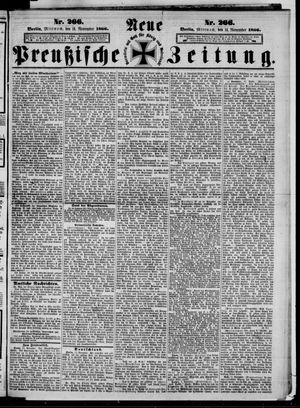 Neue preußische Zeitung vom 14.11.1866