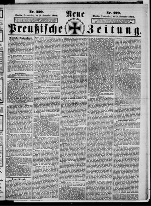 Neue preußische Zeitung vom 29.11.1866