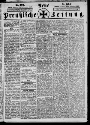 Neue preußische Zeitung vom 30.12.1866