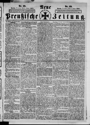Neue preußische Zeitung vom 15.01.1867