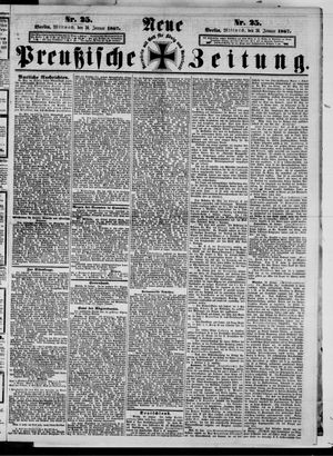 Neue preußische Zeitung vom 30.01.1867
