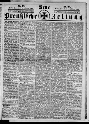 Neue preußische Zeitung vom 02.02.1867