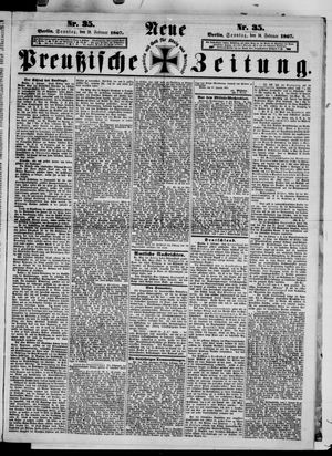 Neue preußische Zeitung vom 10.02.1867