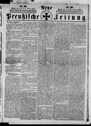 Neue preußische Zeitung vom 13.02.1867