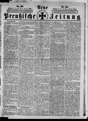 Neue preußische Zeitung vom 14.02.1867