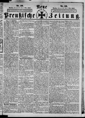 Neue preußische Zeitung vom 02.03.1867