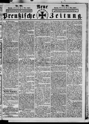 Neue preußische Zeitung vom 13.03.1867