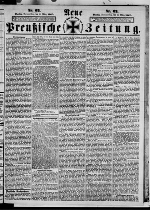 Neue preußische Zeitung vom 14.03.1867
