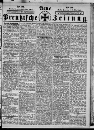 Neue preußische Zeitung vom 31.03.1867