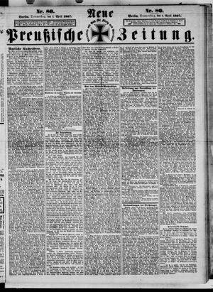 Neue preußische Zeitung vom 04.04.1867
