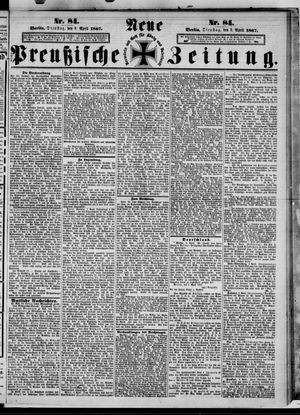 Neue preußische Zeitung vom 09.04.1867