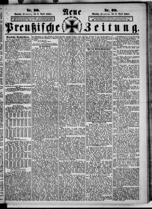 Neue preußische Zeitung vom 28.04.1867