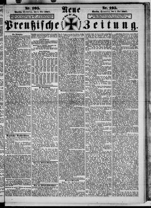 Neue preußische Zeitung vom 05.05.1867