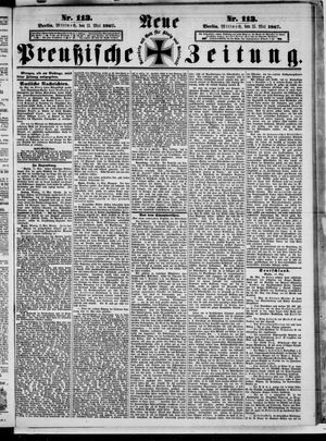 Neue preußische Zeitung vom 15.05.1867
