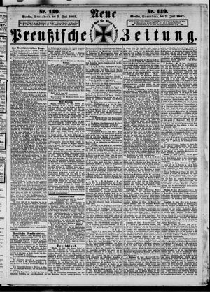 Neue preußische Zeitung vom 29.06.1867