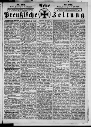 Neue preußische Zeitung vom 14.07.1867