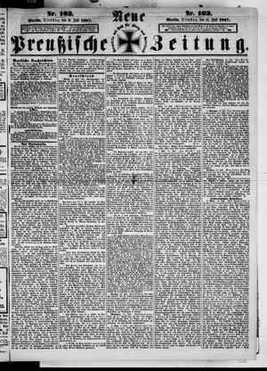 Neue preußische Zeitung vom 16.07.1867