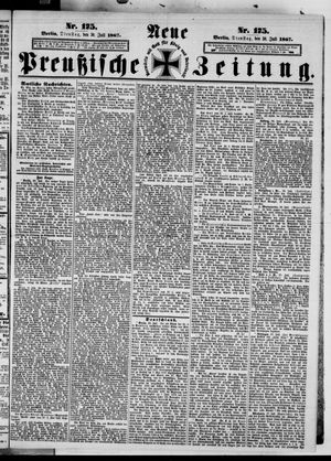 Neue preußische Zeitung vom 30.07.1867