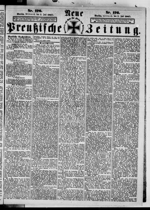 Neue preußische Zeitung vom 31.07.1867
