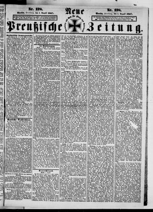 Neue preußische Zeitung vom 02.08.1867