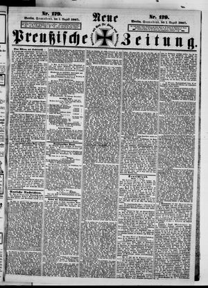 Neue preußische Zeitung vom 03.08.1867