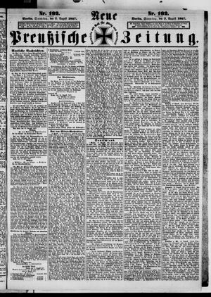 Neue preußische Zeitung on Aug 18, 1867