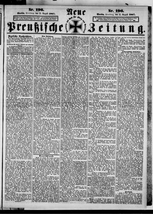 Neue preußische Zeitung vom 23.08.1867
