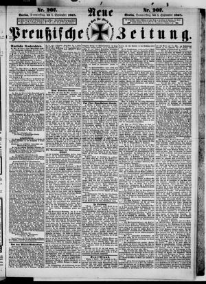 Neue preußische Zeitung vom 05.09.1867