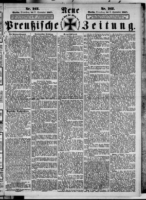 Neue preußische Zeitung vom 17.09.1867