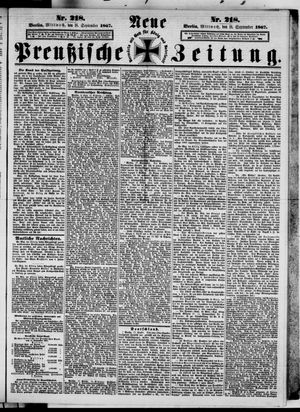 Neue preußische Zeitung vom 18.09.1867