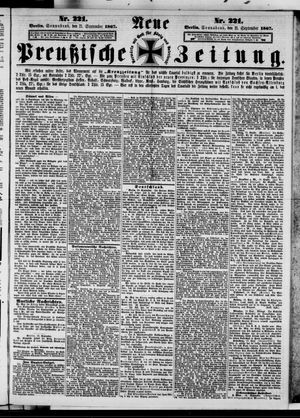 Neue preußische Zeitung vom 21.09.1867