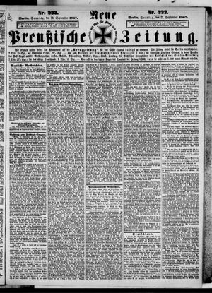 Neue preußische Zeitung vom 22.09.1867